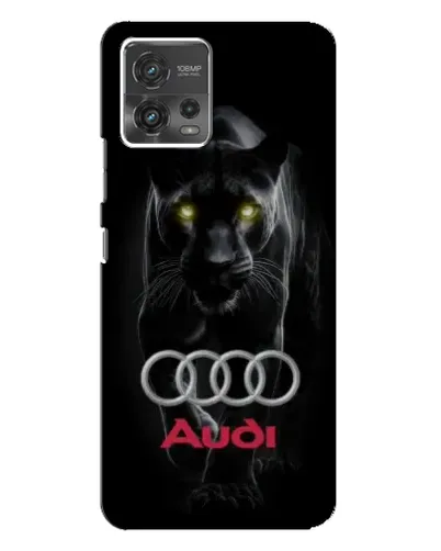 Чехол для Motorola MOTO G72 с картинкой «Пантера и Audi» Чехол для Motorola MOTO G72 с картинкой «Пантера и Audi»