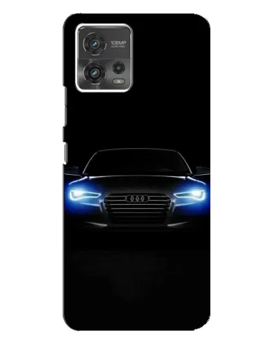 Чехол для Motorola MOTO G72 с картинкой «Audi в неоне» Чехол для Motorola MOTO G72 с картинкой «Audi в неоне»