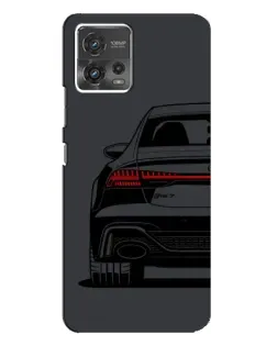 Чехол для Motorola MOTO G72 с картинкой «Задняя часть Audi — арт»