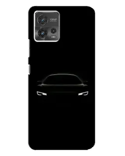 Чехол для Motorola MOTO G72 с картинкой «Взгляд Audi в темноте»