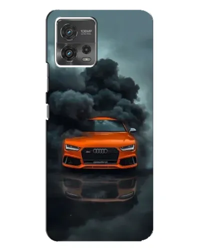 Чехол для Motorola MOTO G72 с картинкой «Audi в облаках дыма» Чехол для Motorola MOTO G72 с картинкой «Audi в облаках дыма»