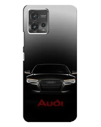 Чехол для Motorola MOTO G72 с картинкой «Audi — градиентный контур» Чехол для Motorola MOTO G72 с картинкой «Audi — градиентный контур»