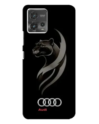 Чехол для Motorola MOTO G72 с картинкой «Графика — пантера и Audi» Чехол для Motorola MOTO G72 с картинкой «Графика — пантера и Audi»