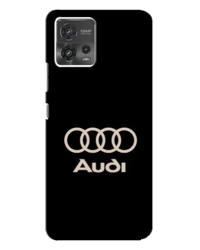 Чехол для Motorola MOTO G72 с картинкой «Audi — золотой логотип» Чехол для Motorola MOTO G72 с картинкой «Audi — золотой логотип»