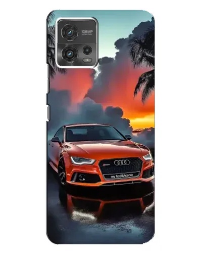Чехол для Motorola MOTO G72 с картинкой «Audi — закат» Чехол для Motorola MOTO G72 с картинкой «Audi — закат»