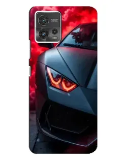 Чехол для Motorola MOTO G72 с картинкой «Lamborghini красное сияние»