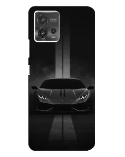 Чехол для Motorola MOTO G72 с картинкой «Lamborghini симметрия дорог»