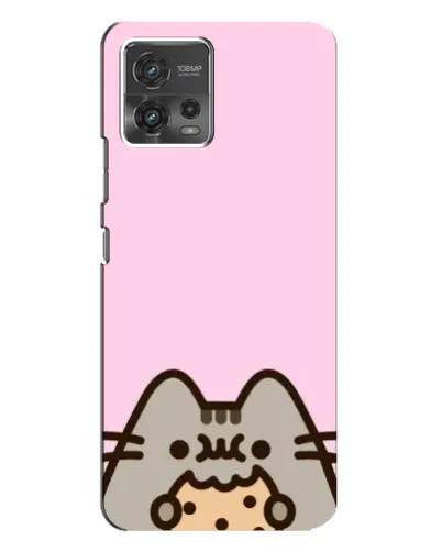 Чехол для Motorola MOTO G72 с картинкой «Pusheen и печенье» Чехол для Motorola MOTO G72 с картинкой «Pusheen и печенье»
