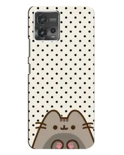 Чехол для Motorola MOTO G72 с картинкой «Пушин в горошек»
