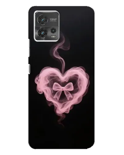 Чехол для Motorola MOTO G72 с картинкой «Дымчатое сердце»
