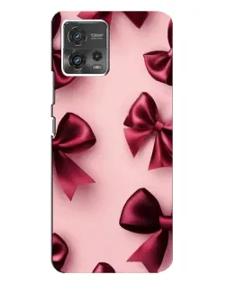 Чехол для Motorola MOTO G72 с картинкой «Бордовый атлас»