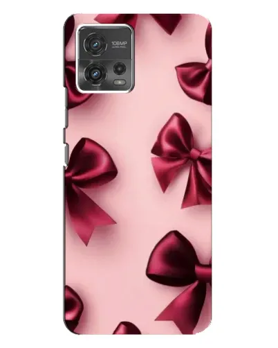 Чехол для Motorola MOTO G72 с картинкой «Бордовый атлас»