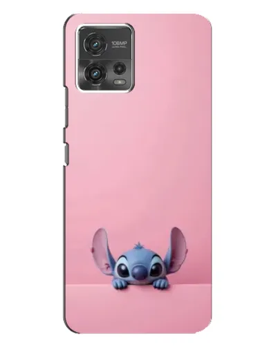 Чехол для Motorola MOTO G72 с картинкой «Stitch выглядывает»