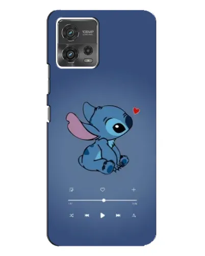Чехол для Motorola MOTO G72 с картинкой «Музыкальный Stitch»