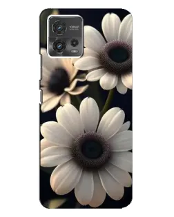 Чохол для Motorola MOTO G72 з картинкою «Білі маргаритки макро»