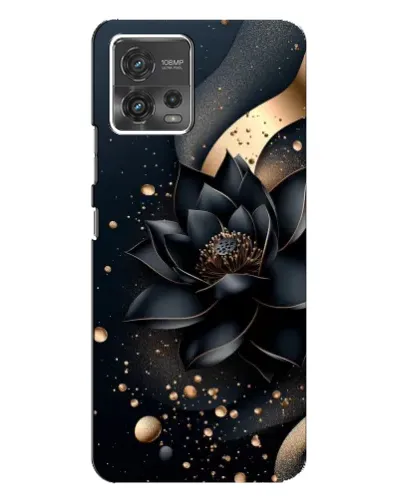 Чехол для Motorola MOTO G72 с картинкой «Черный лотос» Чехол для Motorola MOTO G72 с картинкой «Черный лотос»