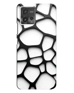 Чохол для Motorola MOTO G72 з картинкою «Біла об'ємна сітка» Чохол для Motorola MOTO G72 з картинкою «Біла об'ємна сітка»