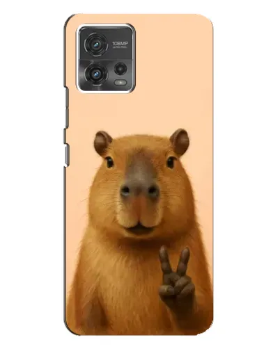 Чехол для Motorola MOTO G72 с картинкой «Капибара виктория» Чехол для Motorola MOTO G72 с картинкой «Капибара виктория»