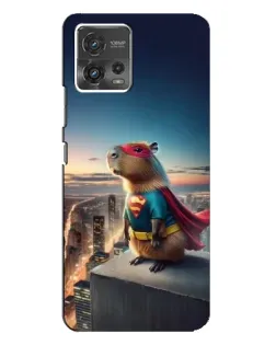 Чехол для Motorola MOTO G72 с картинкой «Капи-мен супергерой»