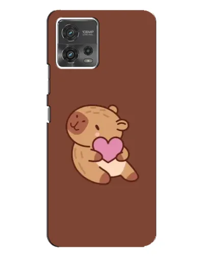 Чехол для Motorola MOTO G72 с картинкой «Капибара с сердцем» Чехол для Motorola MOTO G72 с картинкой «Капибара с сердцем»