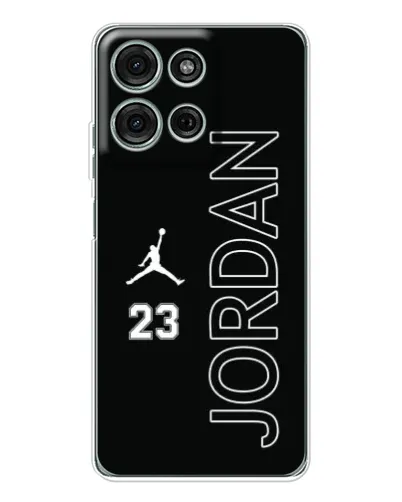 Чехол для Motorola Moto G75 с картинкой «Jordan Vertical»