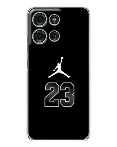 Чехол для Motorola Moto G75 с картинкой «Jordan Flight 23»