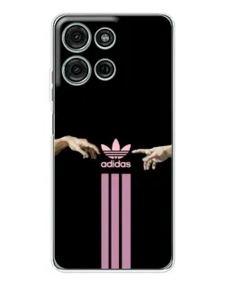 Чехол для Motorola Moto G75 с картинкой «Adidas Hands»