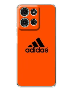 Чехол для Motorola Moto G75 с картинкой «Adidas Ukraine»