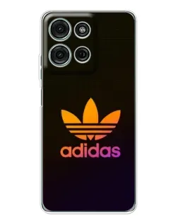Чехол для Motorola Moto G75 с картинкой «Градиент Adidas»