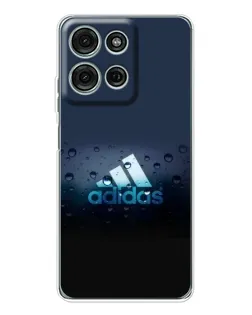 Чехол для Motorola Moto G75 с картинкой «Adidas Water Drops»