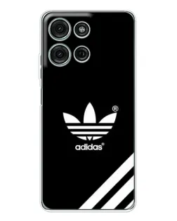 Чехол для Motorola Moto G75 с картинкой «Adidas с диагональными полосами»