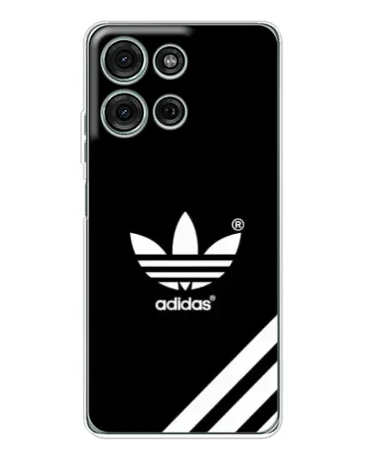 Чехол для Motorola Moto G75 с картинкой «Adidas с диагональными полосами»