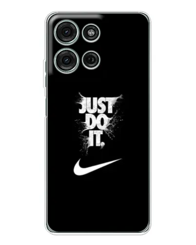 Чехол для Motorola Moto G75 с картинкой «Текстовый принт Nike» Чехол для Motorola Moto G75 с картинкой «Текстовый принт Nike»