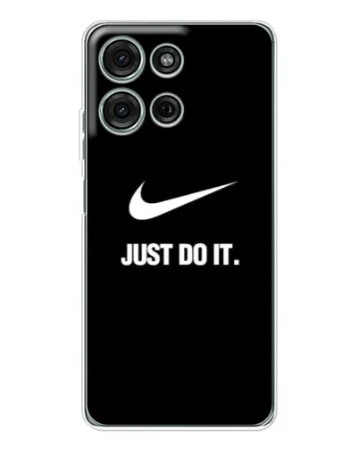 Чехол для Motorola Moto G75 с картинкой «Классический принт Nike» Чехол для Motorola Moto G75 с картинкой «Классический принт Nike»