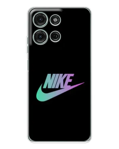 Чехол для Motorola Moto G75 с картинкой «Nike — городская ночь» Чехол для Motorola Moto G75 с картинкой «Nike — городская ночь»