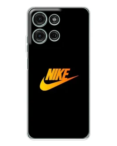Чехол для Motorola Moto G75 с картинкой «Золотой логотип Nike» Чехол для Motorola Moto G75 с картинкой «Золотой логотип Nike»