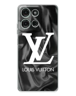 Чехол для Motorola Moto G75 с картинкой «Шелковый Louis Vuitton»