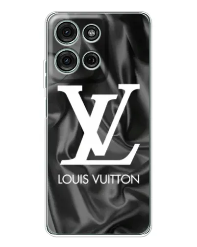 Чехол для Motorola Moto G75 с картинкой «Шелковый Louis Vuitton»