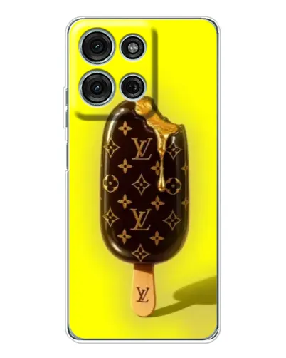 Чехол для Motorola Moto G75 с картинкой «Мороженое от LV»