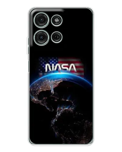 Чехол для Motorola Moto G75 с картинкой «Земля из космоса NASA» Чехол для Motorola Moto G75 с картинкой «Земля из космоса NASA»