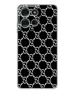 Чехол для Motorola Moto G75 с картинкой «Gucci — сетчатый паттерн»