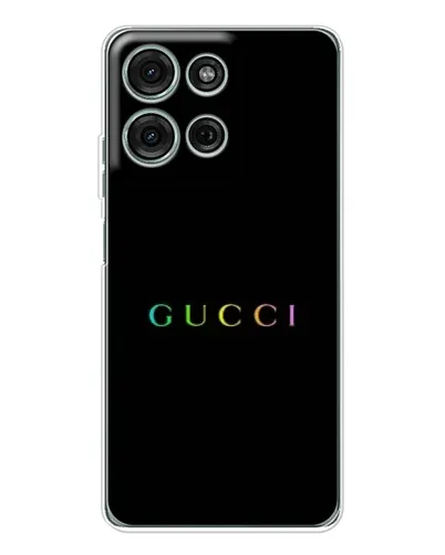 Чохол для Motorola Moto G75 з картинкою «Gucci — неоновий мінімалізм» Чохол для Motorola Moto G75 з картинкою «Gucci — неоновий мінімалізм»