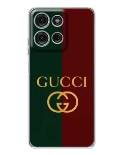 Чохол для Motorola Moto G75 з картинкою «Gucci — темно-зелений градієнт»
