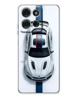 Чехол для Motorola Moto G75 с картинкой «Вид сверху — BMW M»
