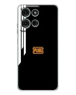 Чехол для Motorola Moto G75 с картинкой «PUBG — вертикальные линии» Чехол для Motorola Moto G75 с картинкой «PUBG — вертикальные линии»