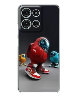 Чехол для Motorola Moto G75 с картинкой «Among Us — 3D стиль» Чехол для Motorola Moto G75 с картинкой «Among Us — 3D стиль»