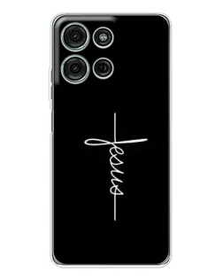 Чехол для Motorola Moto G75 с картинкой «Тонкая линия веры»