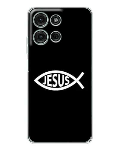 Чехол для Motorola Moto G75 с картинкой «Классический Jesus»