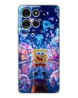 Чехол для Motorola Moto G75 с картинкой «Неоновый океан»