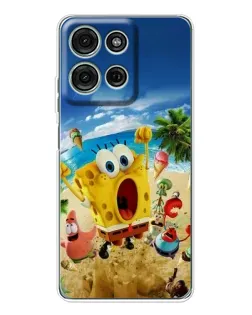 Чехол для Motorola Moto G75 с картинкой «Развлечения на пляже»